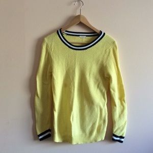 Yellow J Crew sweater